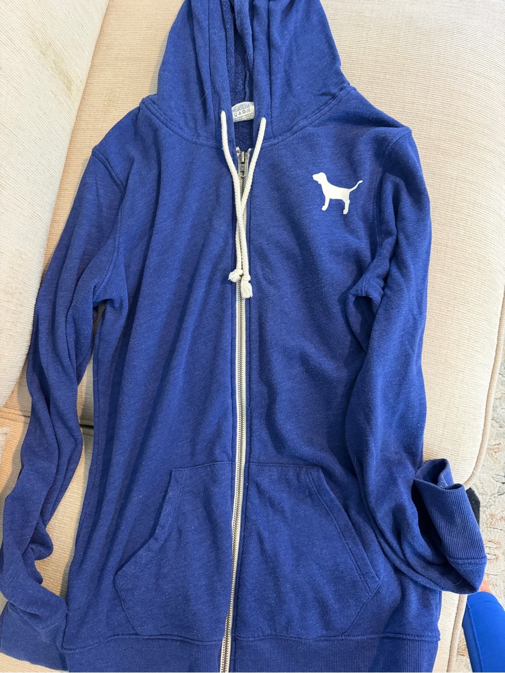 PINK by Victoria's Secret Blue Zip-Up Hoodie